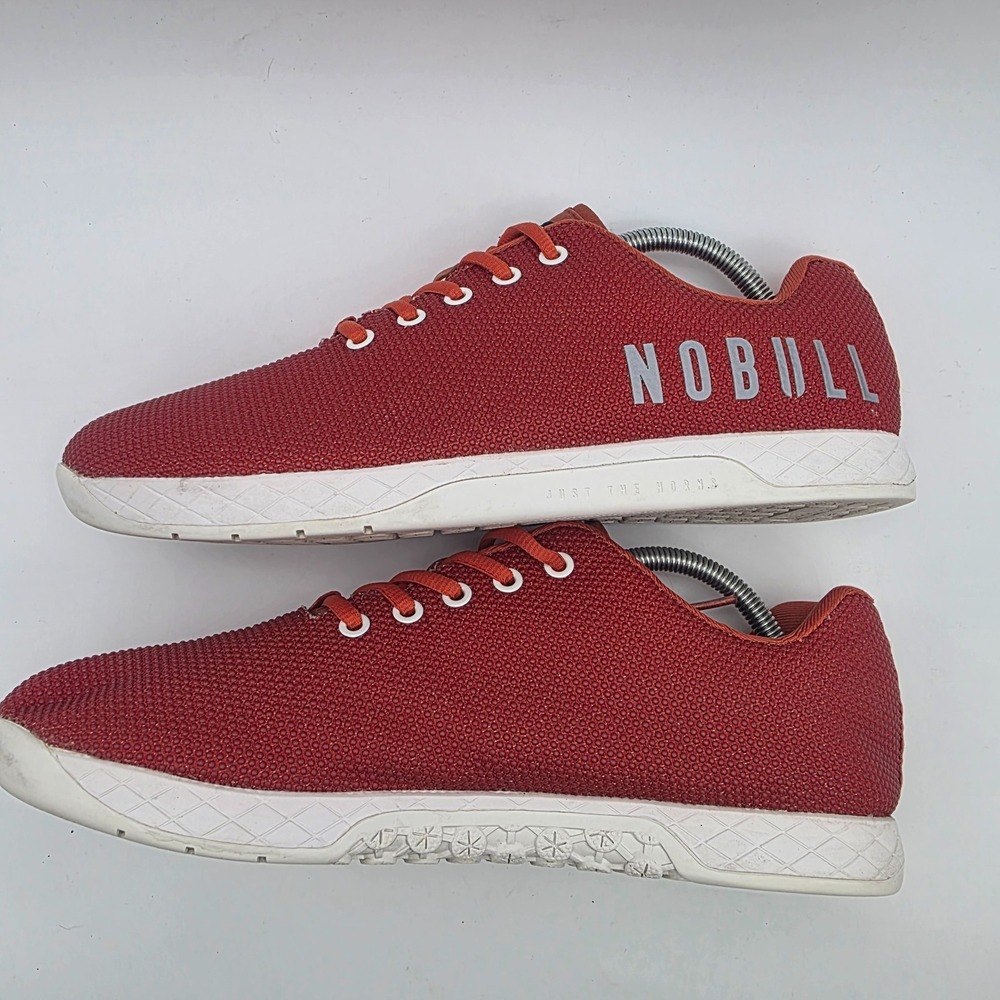 NOBULL Shoes Mens Size 11 Red Trainer Athletic Superfabric CrossFit Gym Sneakers - Picture 5 of 10